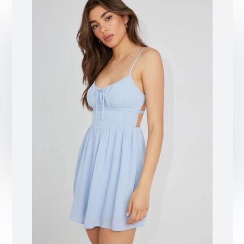 Sadie & Sage light blue dress